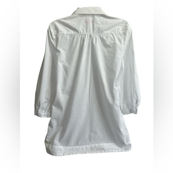 Lilly Pulitzer White Button Up Blouse Size Small - Picture 3 of 5